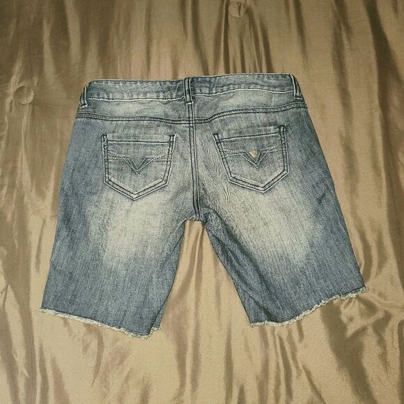 Guess Blue Jeans Shorts Size 25 - Picture 4 of 5